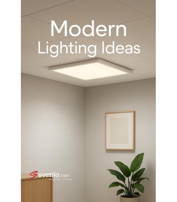 Pannello LED MINGE D 36W NW Bianco Illumina il tuo spazio – Foto