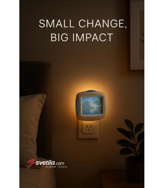 LED Nightlight Plug-in TIVI 0,4W White – photo