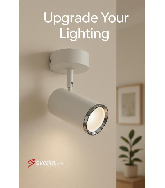 MEGAN SPT GU10 White Luminaire - Solution d'éclairage élégante – Photo