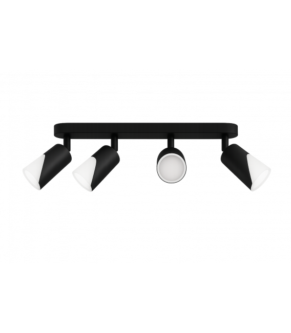 ZEBRA SPT GU10 4L Blanco/Negro Luminaria - Unique – foto
