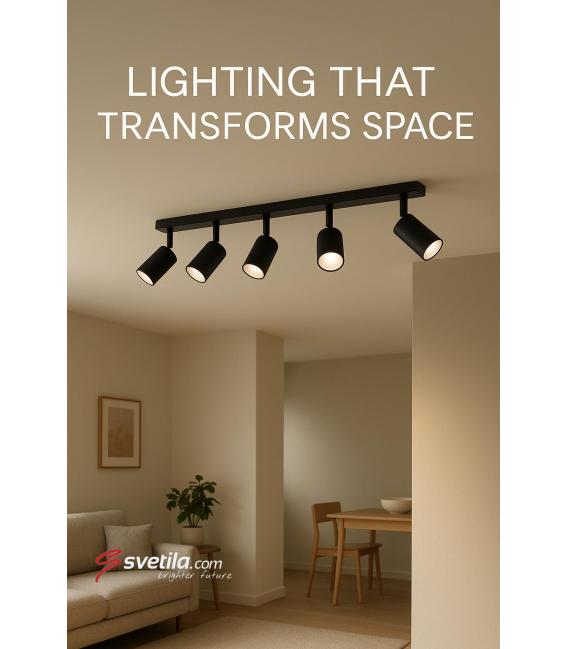 ZEBRA SPT GU10 4L Noir/Blanc Luminaire - Unique – Photo