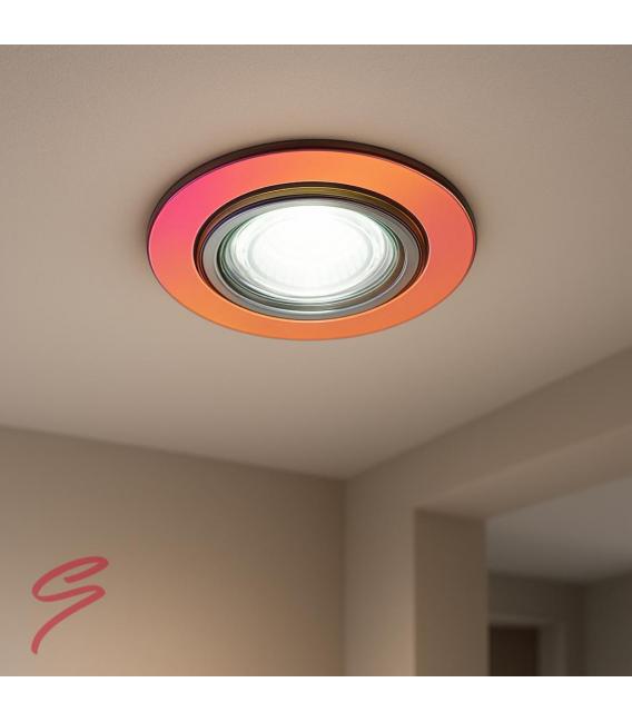 RIANA C GU10 Apparecchio in vetro multicolore 50W, 220V – Foto