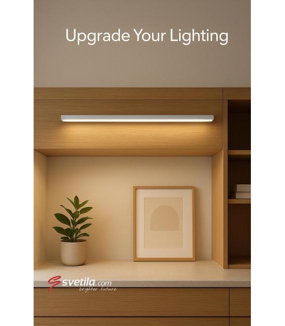 Linearna vitka LED svetilka 12W NW bela - Razsvetljava pod omarico – fotografija