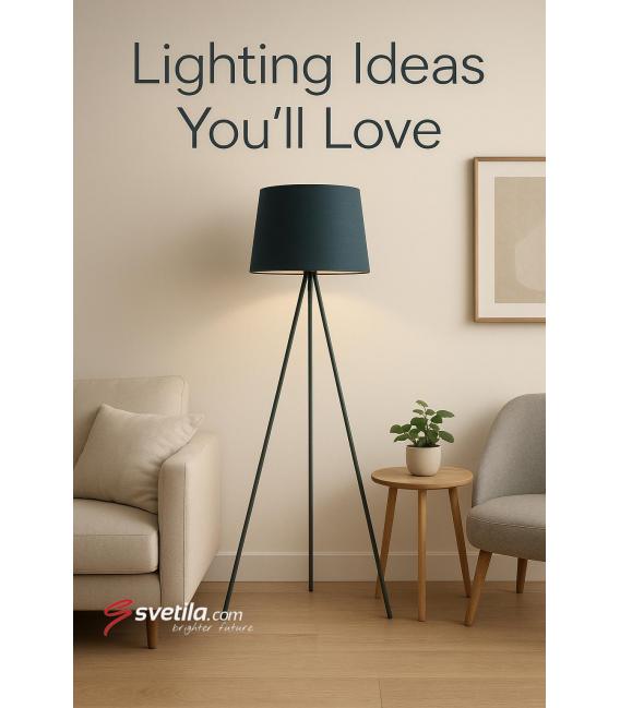 Grey RADAR 147 E27 - Unique, Stylish Floor Lamp – photo