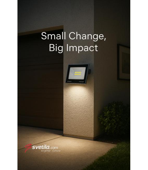 LED Floodlight KROMA 10W Grey Cool White – photo
