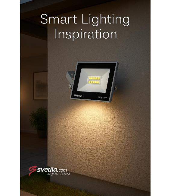 Proiettore LED KROMA 10W Grigio Bianco Freddo – Foto
