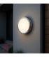 LED PLANAR 24W NW argenté, étanche à la poussière et à l'eau 12757-39406