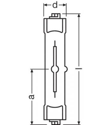 Lámpara HCI-TS 250W 830 wdl MD pb Fc2 - Categoría RX7s 6185-3949
