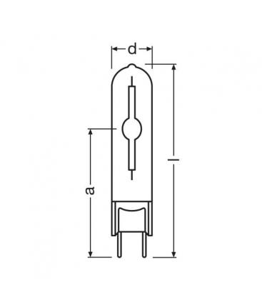 Visokointenzivnostna sijalka HCI-TC-70W 830 wdl pb - kategorija G8.5 6190-3975