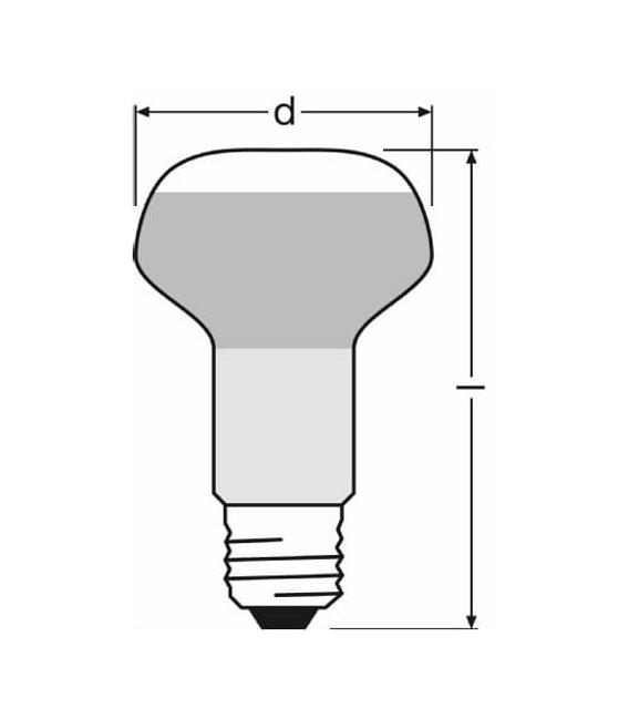 Concentra R63 40W E27 Glühbirne – foto