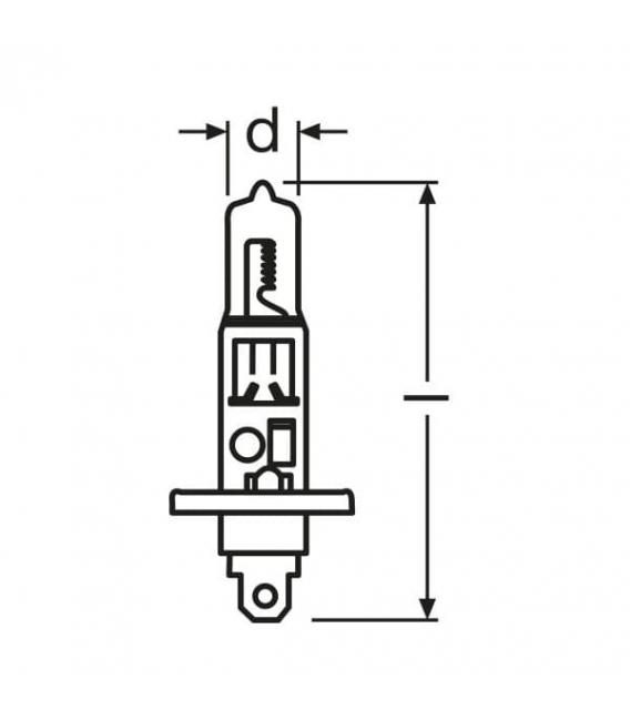 Car Bulb H1 55W 12V P14.5s ULT - Your Car – photo