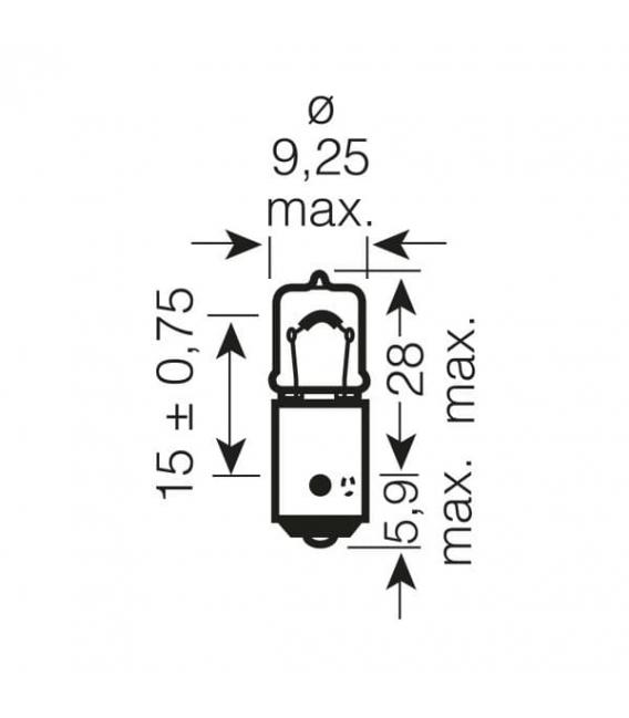Car Bulb H6W 12V 64132 ULT BAX9s - Your Car – photo