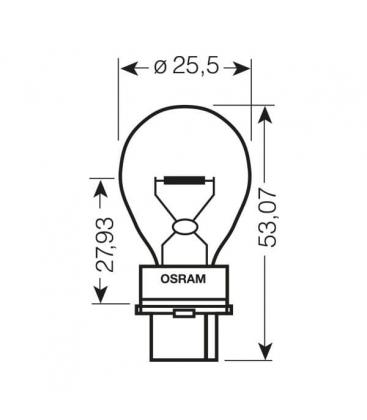 12V Car Bulb P27W 27W 3156 W2.5x16d Automotive 6291-4293