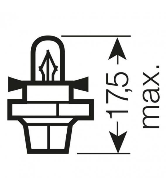 Light Bulb 2473 MFX6 12V 1.12W BX8.4d – photo