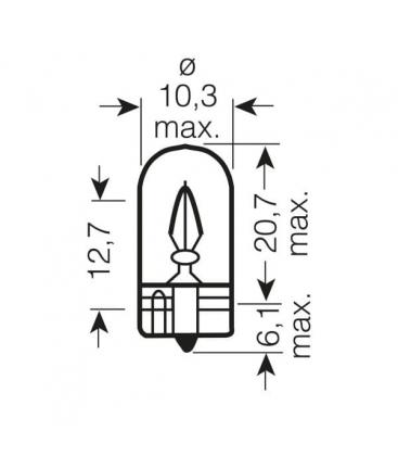 Light Bulb 2886X 12V 6W Car Interior 6311-4338