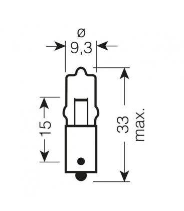 12V BA9s 64113 Car Bulb 10Wness 6313-4341
