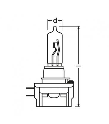 Avtomobilska žarnica 12V 65W PGJY19 5 6317-4353
