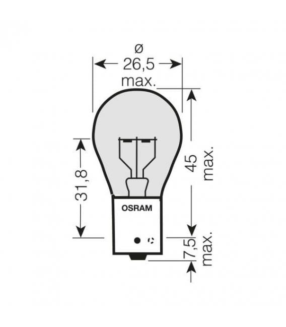 24V Truckstar PRO PY21W 21W BAU15s Glühlampe - Lkw-Glühlampen – foto
