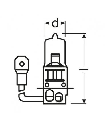 Truck Bulb H3 70W PK22s - High Voltage 6320-4363