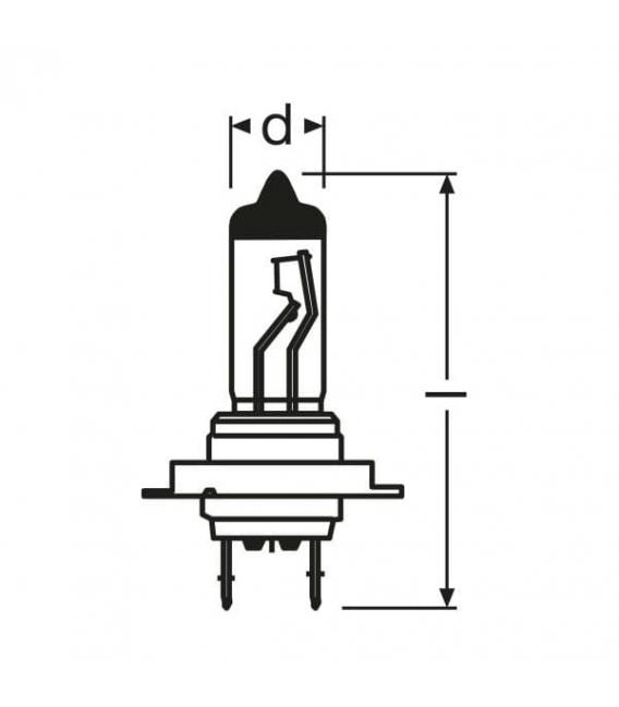 24V Lkw-Glühlampe H7 70W PX26d - Beleuchtungslösung – foto