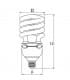 Tornado High Lumen 42W CW 840 220V E27 6367-4520