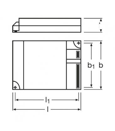 Elektronisches dimmbares DALI-Vorschaltgerät 1x18 57W 220V - Intelligente Steuerung 6570-5076