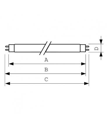 Lámpara 15W G13 BL TL-D - Luz actínica UV-A de alto rendimiento 7011-5529
