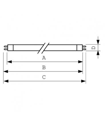 Lampada G5 8W BL TL 10 - Illuminazione attinica UV-A di qualità. 7012-5533