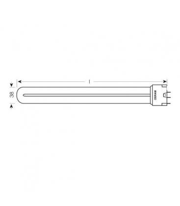 36W PL-L HNS L UV-C: 2G11 7019-5561