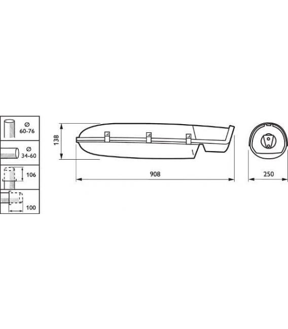 FGS225 PL-L 55W 830 HFP Street Road Light – Photo