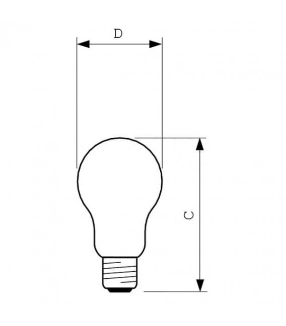 24V Classic Light Bulb A60 40W E27 – photo