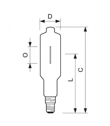 Lampe 2000W HPI-T 642, E40 - 380V Power 7212-6236