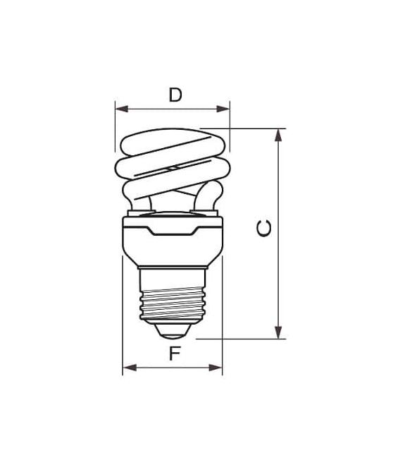Tornado ESaver 15W Regulable E27 Lámpara – foto