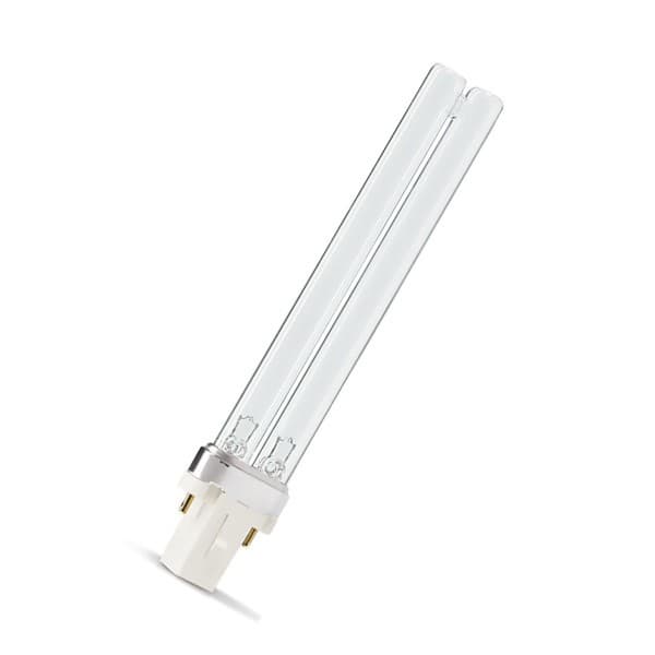 PL S G23 UV C Sterilization Lamp 9W Compact Powerful Germicidal Light Philips