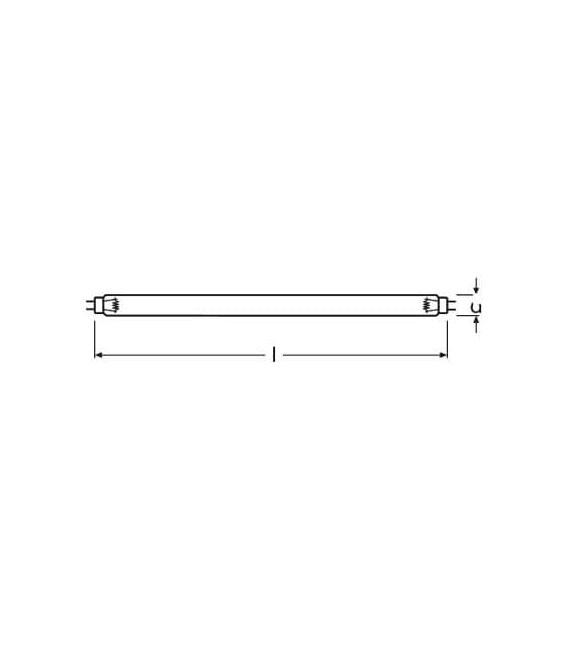 Lampe T8 G13 UV-C HO OFR à haut rendement pour la stérilisation – Photo
