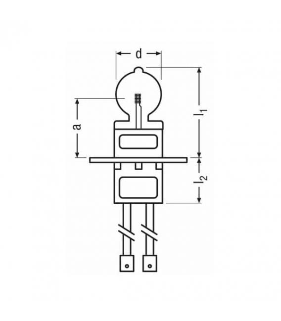 IRC C 45 Airfield Lamp 64317 - 30/45W PK30d žarnica – fotografija