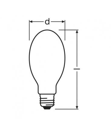 Sodium Lamp NAV-E 50W E27 - No Igniter Needed 267-806