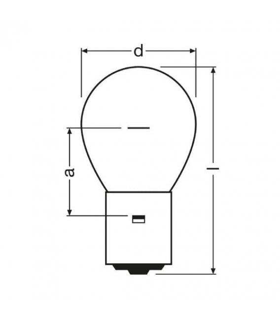 25W Lamp 1456 BA20d - for Traffic Signals – photo