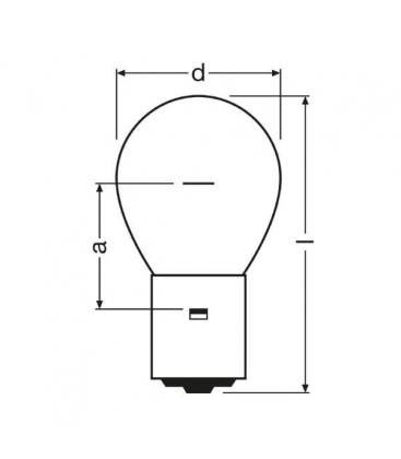 Hochintensive 25W-Lampe 1456 BA20d - für Verkehrssignale 7786-8233