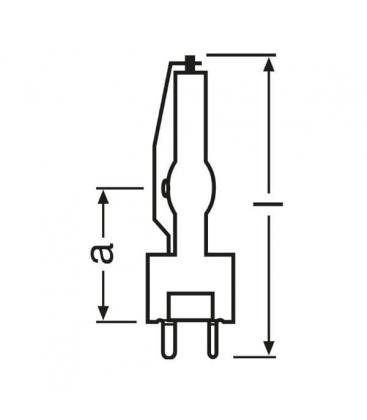 Lampe unique HTI 705W se XS GY9.5 - Solution d'éclairage spécialisée 7824-8399