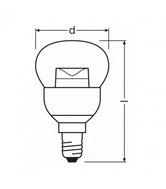Star Mini P 25 4W WW E14: Lámpara LED clásica, 220V – foto
