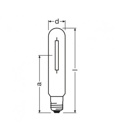 Natriumdampflampe NAV-T 1000W E40 - Beleuchtung mit hoher Lichtintensität 282-876