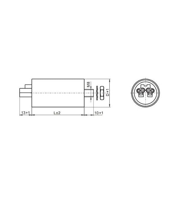 VS Capacitor 20mF 50 60Hz 250V - Quality Capacitors – photo