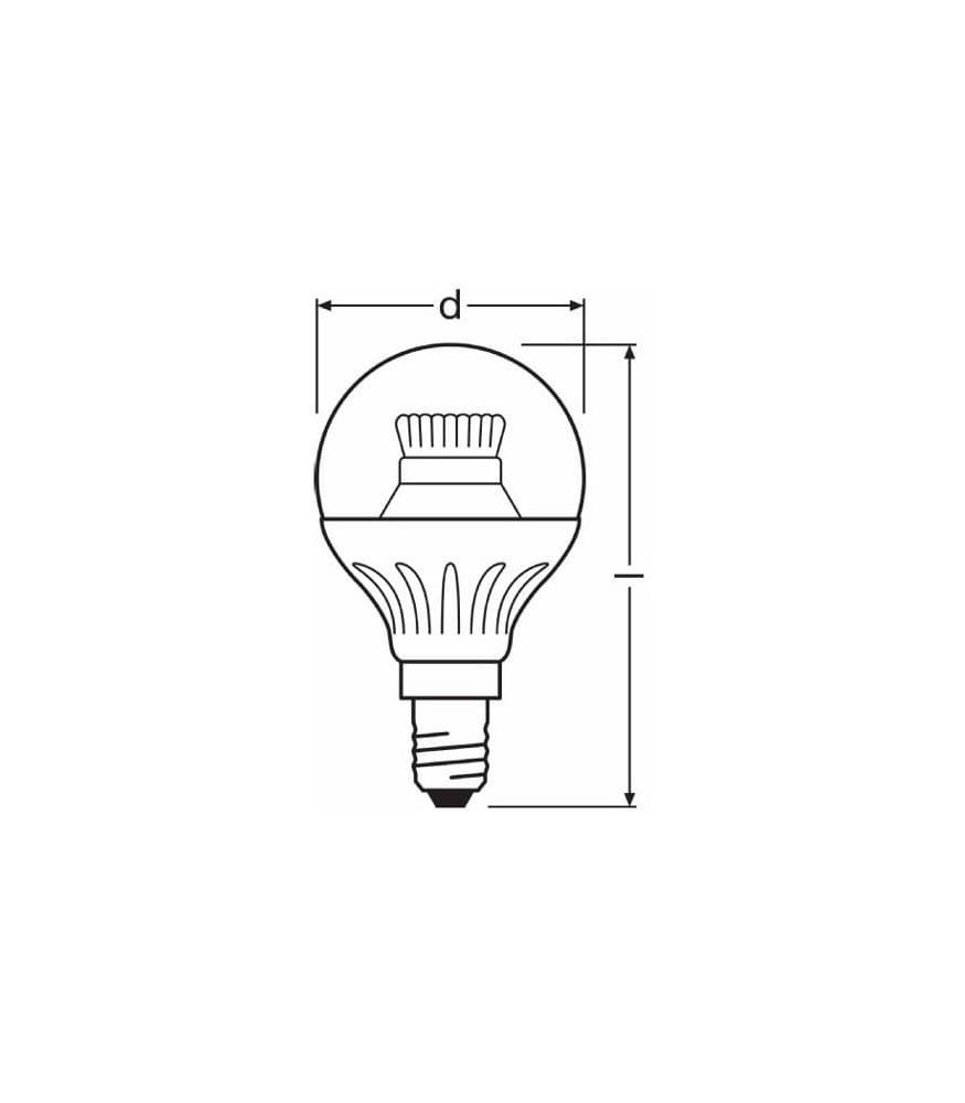 Led Parathom Cl P 25 3 5w 220v Ww E14 Osram Clic Mini Led Parathom Cl P 25 3 5w 220v Ww E14 Osram Clic Mini