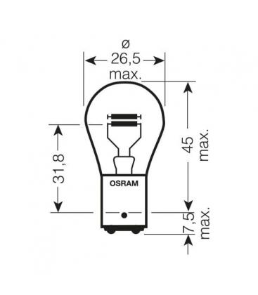 Truckstar PRO 24V BAY15d Glühlampe - P21 5W 7537 (21W) 8039-8977