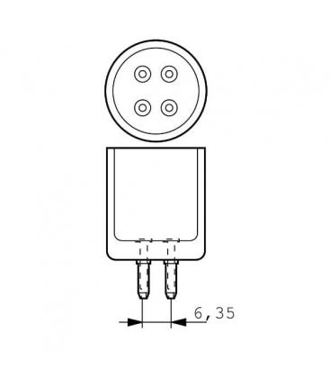 Lámpara de esterilización UV-C TUV 325W HO xpt se G10.2q de eficacia 8200-9473