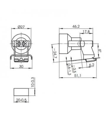 Einzigartige 64307 Lampenfassung - Premium E14 Beleuchtungslösung 8316-9873