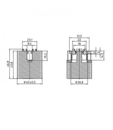 64501 Lampholder - Parfait pour les lampes E27 8321-9880