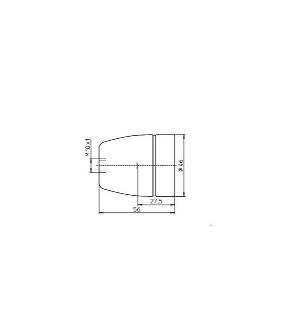 Lampe en porcelaine M10 62061 - Luminaire unique E27 – Photo