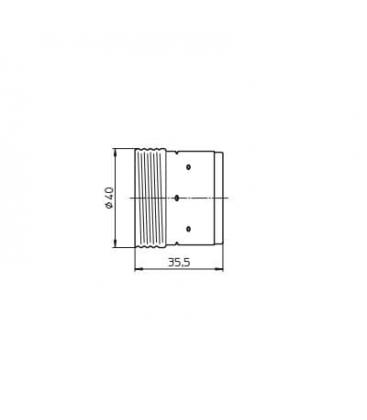 83218 Involucri lisci - Accessorio unico per portalampada E27 8328-9898
